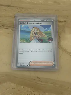 Pokemon TCG Lillie's Determination Trainer Card 119/132 Staff Promo - Image 1