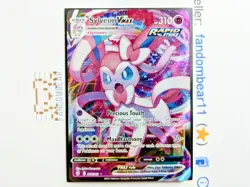 Sylveon VMAX ULTRA RARE card 075/203 Sword & Shield Evolving Skies 2021 Pokemon - Image 3