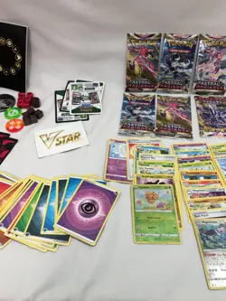 Pokemon Trading Card Game Sword & Shield Astral Radiance + 7 Unopened Card Packs - Image 3