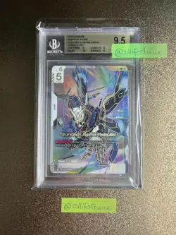 Gundam Card Game GD01-067 Gundam Aerial Rebuild LR++ BGS 9.5 - Image 1