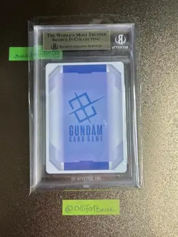 Gundam Card Game GD01-067 Gundam Aerial Rebuild LR++ BGS 9.5 - Image 2