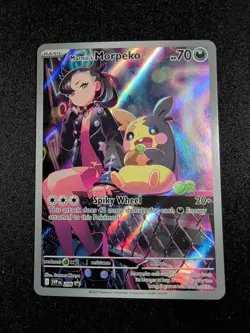 Marnie’s Morpeko 206 Sv: Scarlet & Violet Promo Cards Holo NM - Image 1