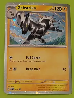 Zebstrika - 201 (Cosmos Holo) 201 Sv: Scarlet & Violet Promo Cards Holo - Image 1