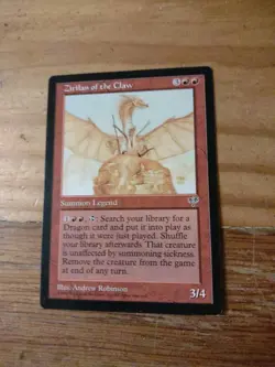 1996 MTG Zirilan of the Claw - Mirage - Never Played - Near Mint - Image 1