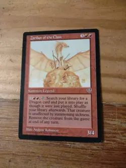 1996 MTG Zirilan of the Claw - Mirage - Never Played - Near Mint - Image 2
