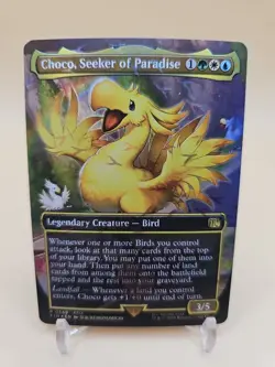 Choco, Seeker of Paradise (Borderless) (Chocobo Track Foil) Final Fantasy Foil - Image 1