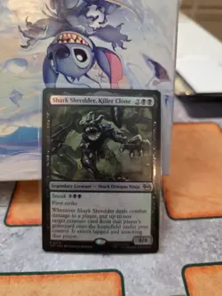 Shark Shredder, Killer Clone (Foil) Rare MTG Ninja Turtles - Image 1