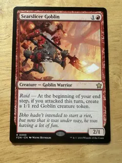 Searslicer Goblin - Foundations - Magic the Gathering (MTG) - Image 1