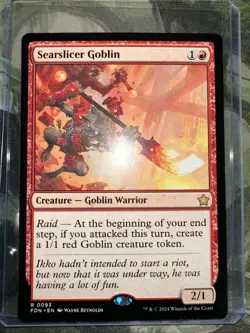 MtG Foundations SEARSLICER GOBLIN - Image 1