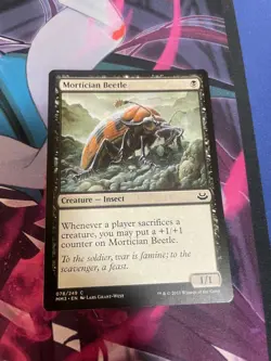 MTG - MORTICIAN BEETLE - COMMON - MM3 - NM - Image 1