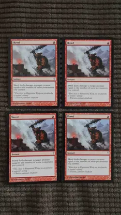 Magic: the Gathering / MtG Skred x4 Coldsnap - Image 1