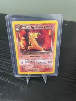 Pokemon Dark Typhlosion 10/105 Neo Destiny Holo Rare LP or Better - Image 1