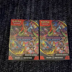 Pokemon Mega Evolution Phantasmal Flames Booster Bundles- price is for 1 - Image 1