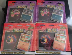 Pokemon Ascended Heroes Tech Sticker Collection Brand New Sealed! (LOT Of 4) - Image 1