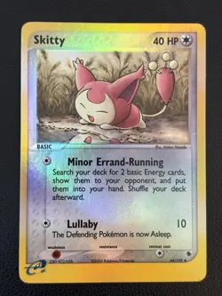 Pokemon TCG Skitty EX Ruby & Sapphire 44/109 Reverse Holo! WOTC Vintage 2003 - Image 1