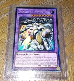 x1 Dracotail Arthalion - Collector Rare - JUSH-EN006 - 1st Edition Yugioh - NM - Image 1