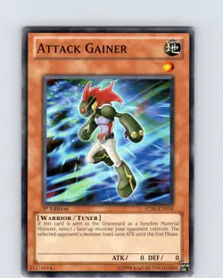 Yu-Gi-Oh TCG Attack Gainer STBL-EN014 1st Edition Common Card Played MP - Image 1