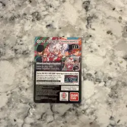 One Piece CCG Monkey D Luffy US Voyage Promo Foil Card Stock English 2023 - Image 2