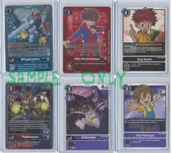 Digimon Great Legend Trading Card Game 4 Booster Pack Lot Set CCG TCG - Image 3