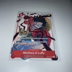 One Piece TCG - Monkey D. Luffy ST01-012 - 3rd Anniversary Promo Card - ENG - NM - Image 1