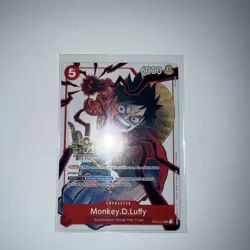 One Piece TCG - Monkey D. Luffy ST01-012 - 3rd Anniversary Promo Card - ENG - NM - Image 2