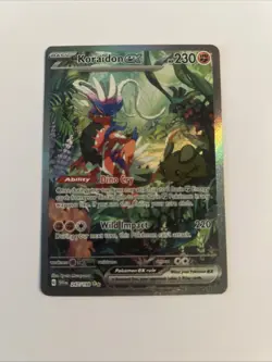 Koraidon ex 247/198 Scarlet & Violet Special Illustration Rare Pokemon Card - Image 1