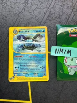 Pokemon Card Blastoise Expedition E Series WOTC Vintage 37/165 084 💎NM💎 - Image 1