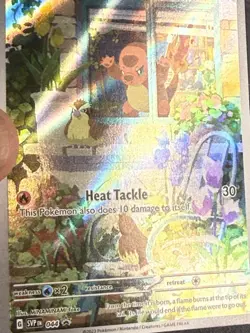 Pokemon TCG Scarlet & Violet Charmander Promo Card SVP 044 AR IR OBF ETB - Image 3