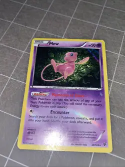 Pokemon Mew TCG Holo Rare Card 29/124 XY Fates Collide 2016 - Image 1