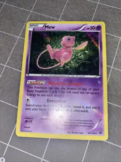 Pokemon Mew TCG Holo Rare Card 29/124 XY Fates Collide 2016 - Image 2