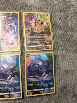 Pokemon Mimikyu Cosmic Eclipse Full Art Holo Rare 245/236 plus 3 cards pictured - Image 5