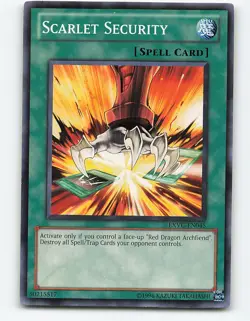 Scarlet Security #EXVC-EN045 Yugioh Card - Image 1