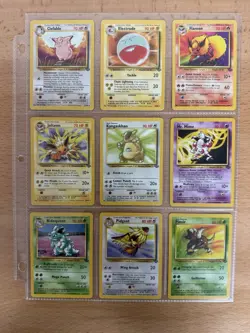 Lp-mp Complete Unlimited Jungle Non-Holo Set 17-64 Vintage Pokemon Card Inc Rare - Image 2