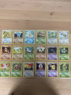 2000 Pokemon BASE SET 2 Edition COMPLETE Non Holo Card #21-130 Rare WotC Lp Hp - Image 5