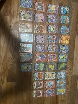Lot Of 36 Pokemon Topps Cards 5 Holo Foil Cards No Duplicates - Image 1