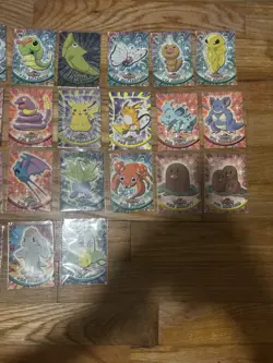 Lot Of 36 Pokemon Topps Cards 5 Holo Foil Cards No Duplicates - Image 2