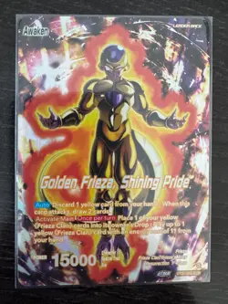 Dragon Ball Super Card - Awaken -Golden Frieza, Shining Pride BT27-065 SLR Mint - Image 1