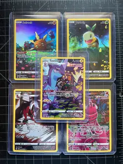 Pokemon Full Art Lot 5 Cards - Turtwig, Solrock, Toxtricity, Thievul, Oricorio - Image 1