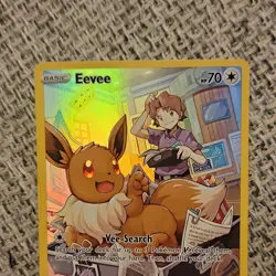 Pokemon Eevee TG11/TG30 Brilliant Stars Trainer Gallery Full Art Holo Card - Image 2