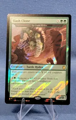 Slash Clone - Steelbane Hydra Surge Foil NM Commander: TMNT 0052 - Image 2
