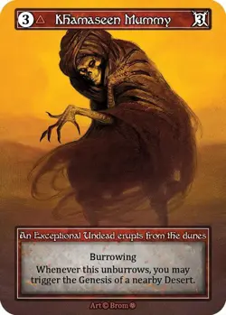 Sorcery: Contested Realm Khamaseen Mummy Exceptional Foil NM (GT) - Image 1