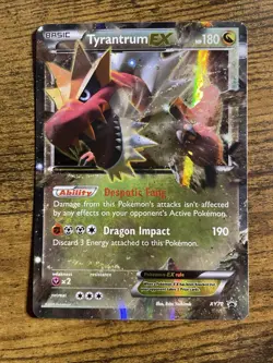 Tyrantrum EX XY70 NM Holofoil Promo Rare Pokemon Card - Image 1