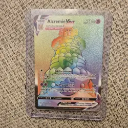 Pokemon Alcremie VMAX 073/072 Shining Fates Secret Rare Full Art Holo Card - Image 1
