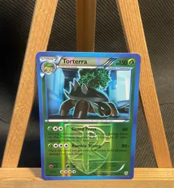 Pokemon TCG Torterra 3/135 Pokemon Plasma Storm Reverse Holo LP+ - Image 1