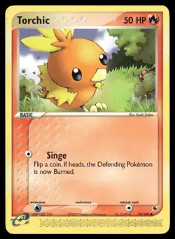 Torchic #74/109 Ruby and Sapphire Pokemon (1N) - Image 1