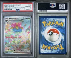 2023 POKEMON MEW EN-151 SPECIAL ILLUSTRATION RARE #198 VENUSAUR EX PSA 10 - Image 2