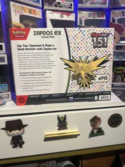 Zapdos EX 151 Collection Box – Scarlet & Violet Pokemon TCG – SEALED BRAND NEW - Image 2