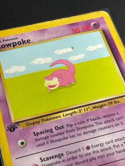 Pokemon '079 Slowpoke 55/62 1st Edition - Common Vintage WOTC 1999 MP - Image 1