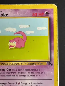 Pokemon '079 Slowpoke 55/62 1st Edition - Common Vintage WOTC 1999 MP - Image 4