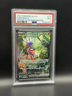 2023 POKEMON SVI EN-SCARLET & VIOLET SPECIAL ILLUSTRATION RARE KORAIDON EX PSA 9 - Image 1